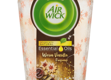 Air Wick - Essential Oils Candle, Warm Vanilla | 105 g