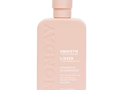 Monday - Smooth + Wheat Protein Shampoo - For Curly & Frizzy Hair | 354 mL