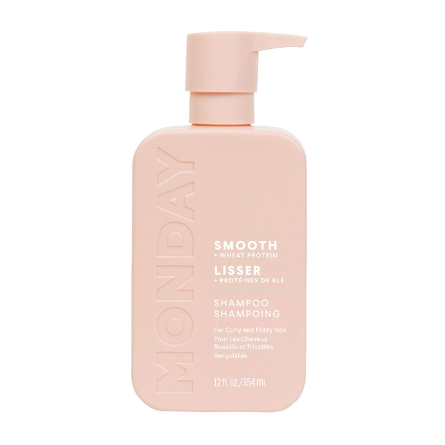 Monday - Smooth + Wheat Protein Shampoo - For Curly & Frizzy Hair | 354 mL