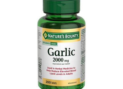 Nature's Bounty - Garlic | 200 Tablets