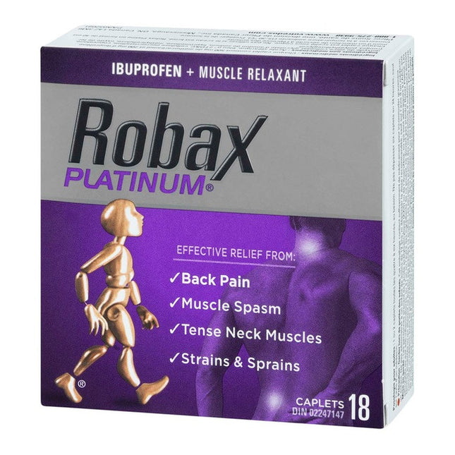 Robax Platinum Ibuprofen + Muscle Relaxant | 18 Caplets