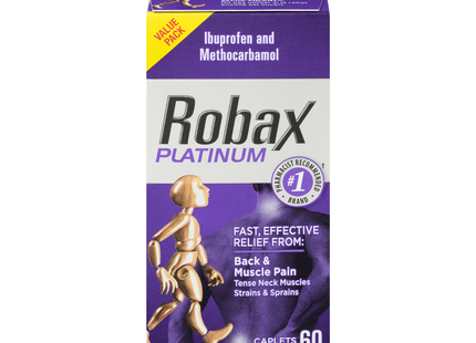 Robax - Platinum Ibuprofen + Muscle Relaxant | 60 Caplets