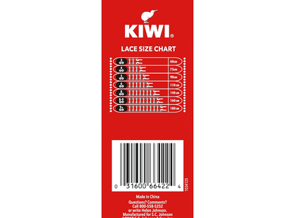 KIWI - Outdoor Laces 72 IN - Round Black | 1 Pair