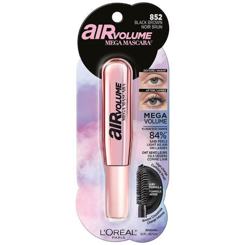 L'Oréal - Mascara Méga Air Volume - 852 Brun Noir | 9ml