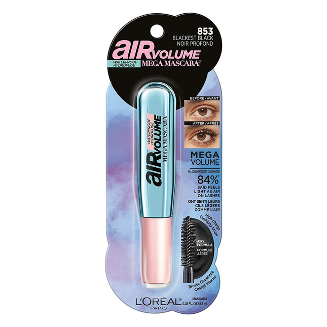 L'Oréal - Mascara Air Volume Mega - 853 Noir le plus noir | 8,5 ml