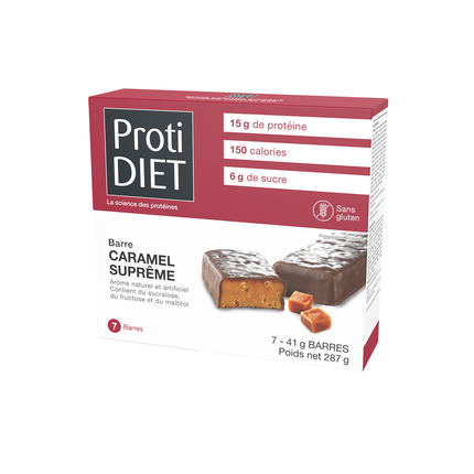 ProtiDiet - High Protein Supreme Caramel Bars