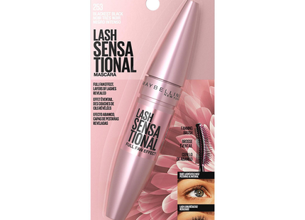 Maybelline - Lash Sensational Mascara - 253 Blackest Black | 9.5 mL