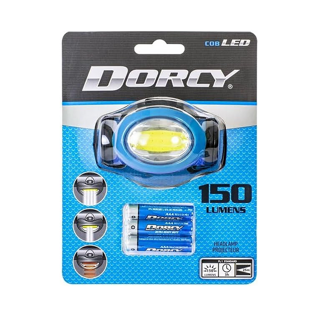 Dorcy - Lampe frontale LED 150 lumens