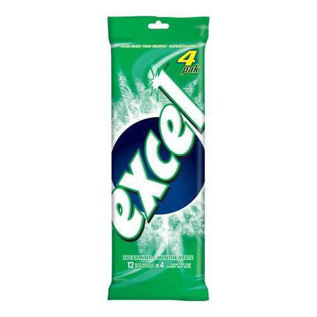 Excel Spearmint Gum | 4 Pack