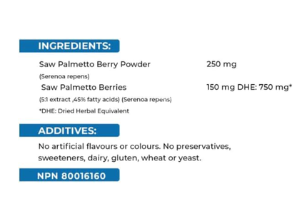 Swiss Natural - Saw Palmetto TR 1000 mg | 120 Capsules
