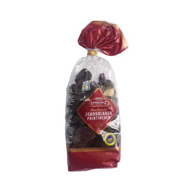 Lambertz - Dark Chocolate Gingerbread Cookies Aachener Schokoladen Printinchen | 200 g