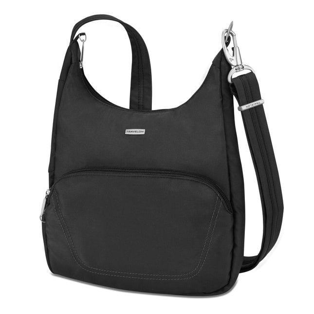 Travelon - Sac messager antivol classique Essential, noir