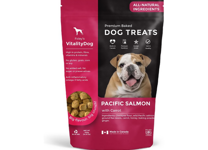 Foley's - Premium Baked Dog Treats - Pacific Salmon With Carrot | 400 g