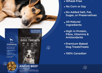 Foley's - Premium Baked Dog Treats - Angus with Blueberries | 400 g