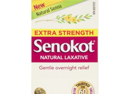 Senokot - Extra Strength Natural Senna Laxative - Gentle Overnight Relief | 18 Tablets