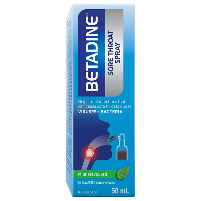 Betadine - Sore Throat Spray - Mint Flavoured