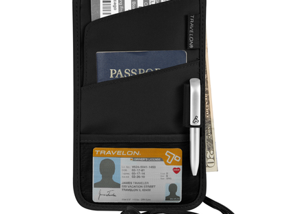 Travelon - ID and Boarding Pass Holder, Black