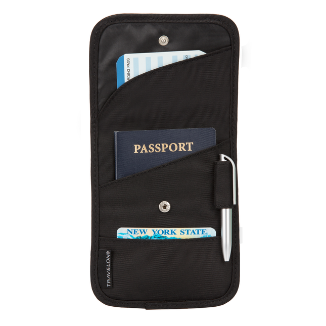 Travelon - ID and Boarding Pass Holder w/ Snap Closure