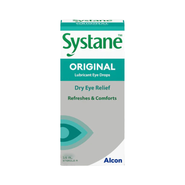 Systane - Gouttes oculaires lubrifiantes originales, soulagement de la sécheresse oculaire | 15 ml