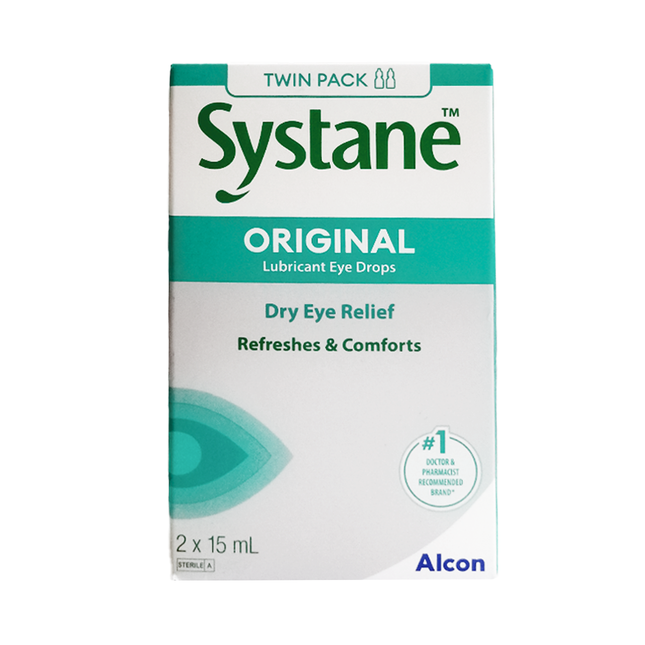 Systane - Original Lubricant Eye Drops | 2 x 15 mL