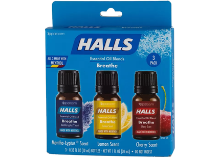 Halls - Essential Oil Blends | 10 mL x 3 Pack