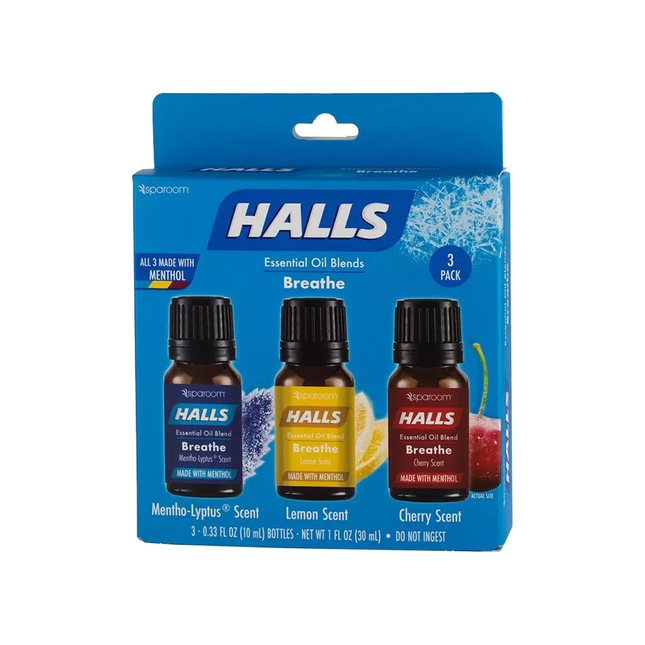 Halls - Essential Oil Blends | 10 mL x 3 Pack