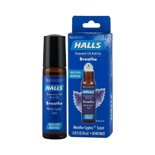 Halls - Huile essentielle roll-on, Mentho-Lyptus | 10 ml
