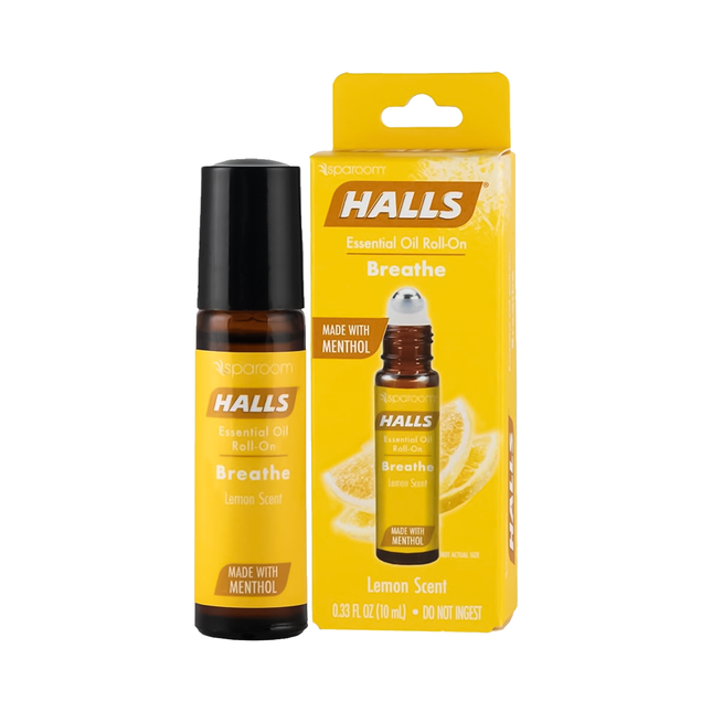Halls - Huile essentielle roll-on, Citron | 10 ml