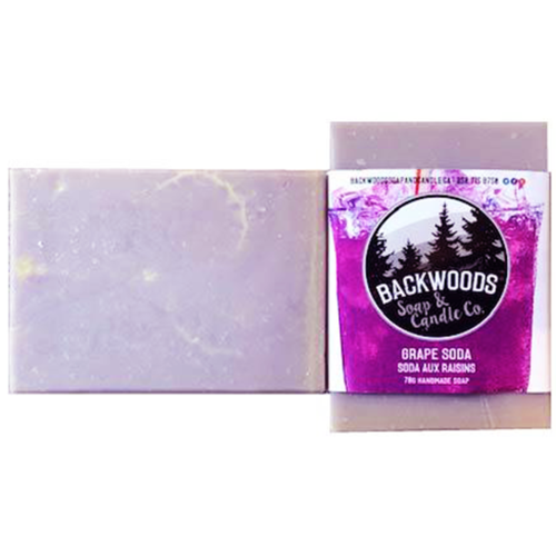 Backwoods Soap & Candle Co. -Grape Soda Bar Soap | 70 g