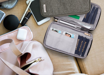 Travelon - RFID Blocking Family Passport Zip Wallet