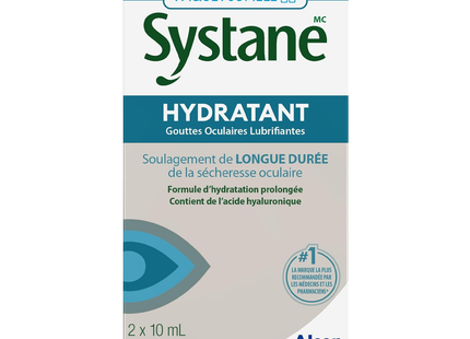 Systane - Hydration Lubricant Eye Drops Long-Lasting | 2 x 10 mL