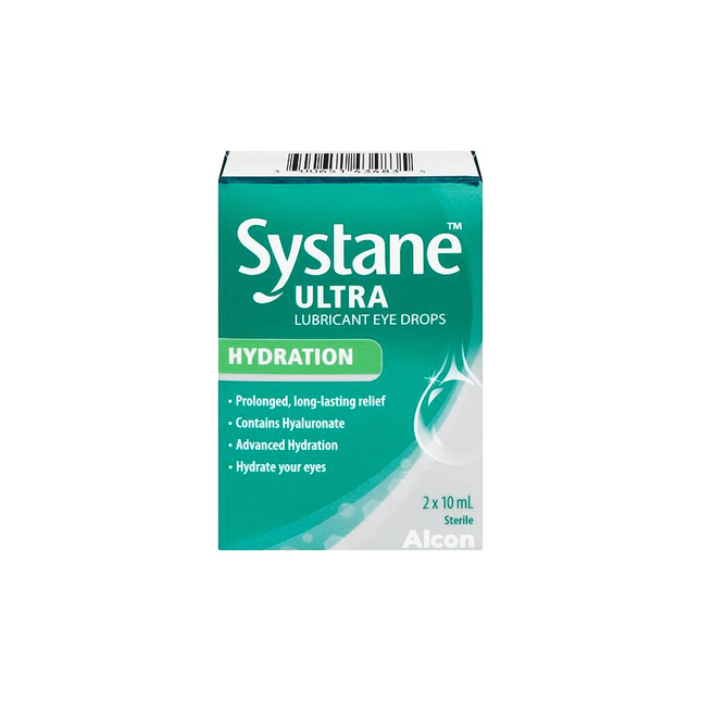 Systane - Ultra Lubricant Hydration Eye Drops | 2x 10 mL