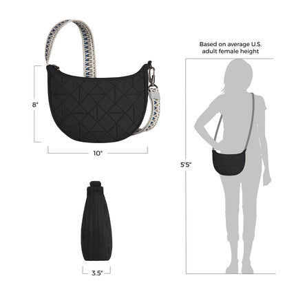 Travelon - Boho Anti-Theft Crescent Crossbody