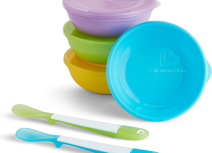 Munchkin - Love-A-Bowls | 4 Bowls, 4 Lids and 2 Spoons