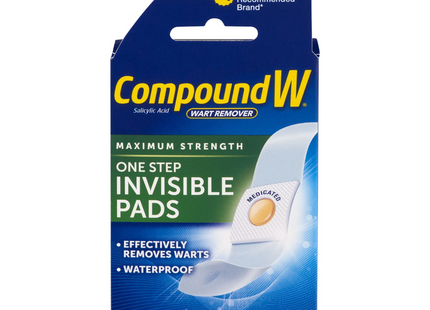 Compound W - One Step Invisible Pads | 14 Medicated Pads