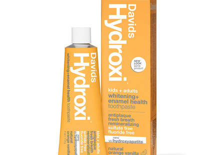 Davids Toothpaste - Kid+Adult Nano-Hydroxi Orang Vanilla | 113 g