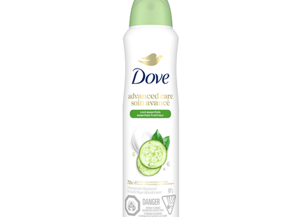 Dove - Spray antisudorifique sec 72 heures, Cool Essentials | 107 g