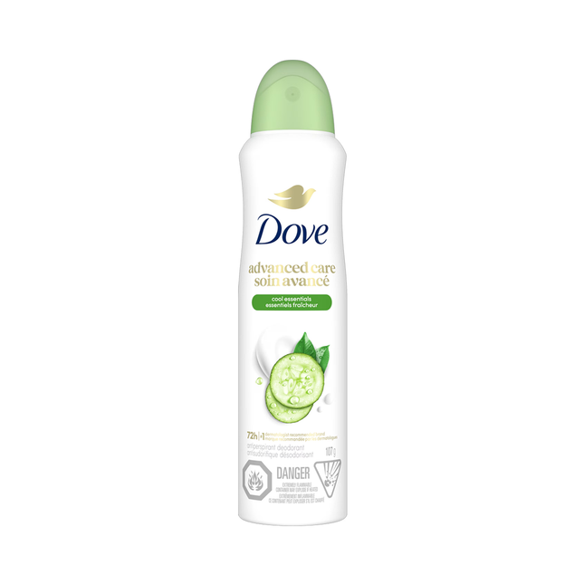 Dove - Dry Spray 72 Hour Antiperspirant, Cool Essentials | 107 g