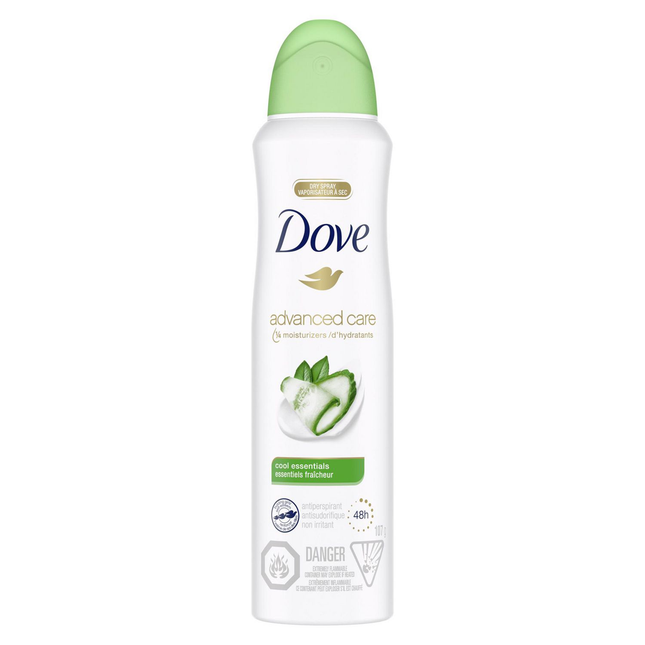 Dove - Dry Spray 72 Hour Antiperspirant, Cool Essentials | 107 g