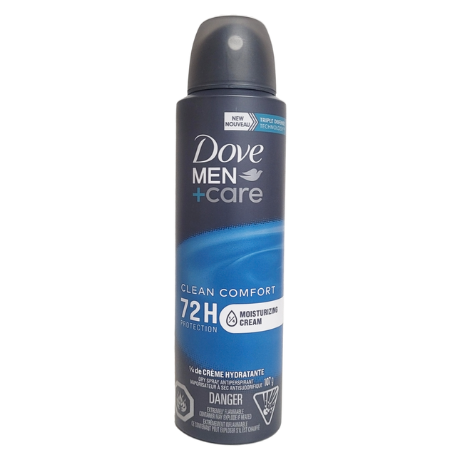 Dove Men + Care - 48 Hour Dry Spray Clean Comfort Antiperspirant | 107 g