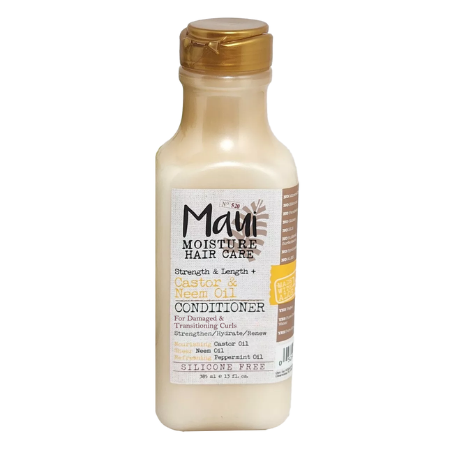 Maui Moisture - Strength & Length + Castor Oil & Neem Oil Conditioner | 385 mL