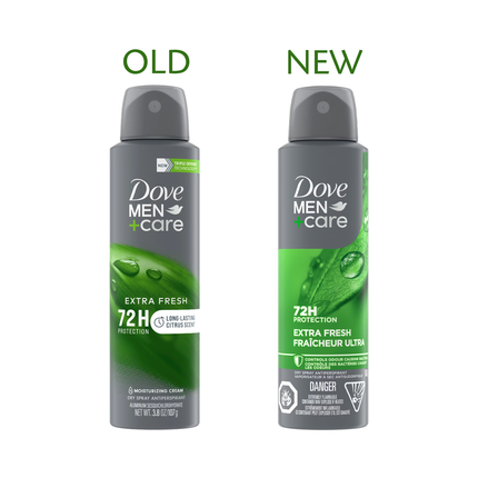 Dove - Men + Care Dry Spray 72 Hour Extra Fresh Antiperspirant | 107 g