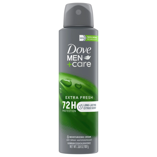 Dove - Antisudorifique Extra Frais Men + Care Spray Sec 48 Heures | 107g