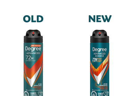 Degree - Advanced 72H Body Heat Activated Antiperspirant Dry Spray, Adventure | 107 g