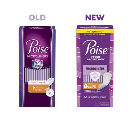 Poise - Microliners 3 IN 1 Bladder Protection Regular