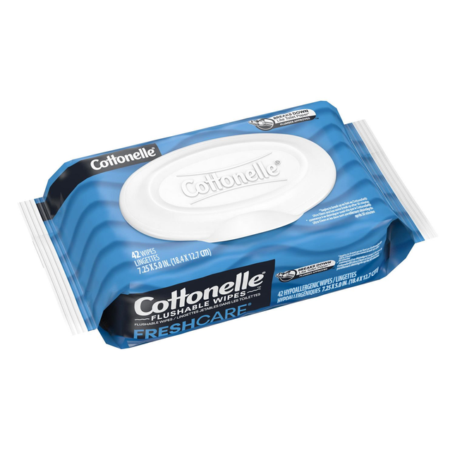 Cottonelle - Flushable Wipes | 42 Wipes