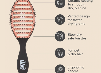 Wet Brush - The Original Detangler Ceramic Speed Dry