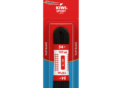 KIWI - Laces 54 IN - Round Black | 1 Pair