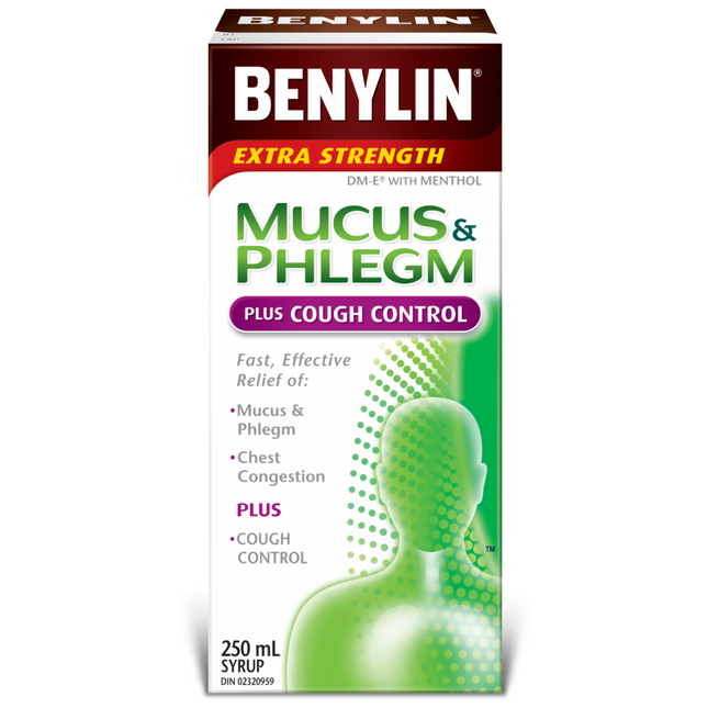 Benylin - Mucus & Phlegm Extra Strength - Plus Cough Control | 250ml