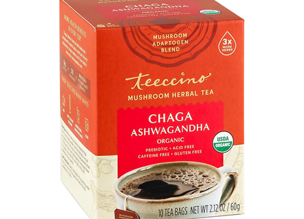THÉ TEECCINO ORG CHAGA ASHWA10SACH